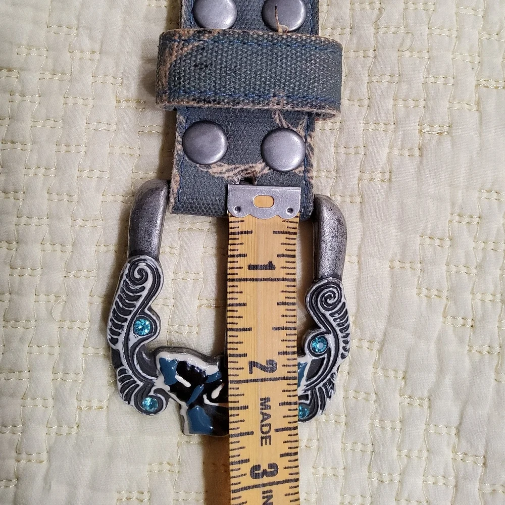 Ed Hardy Vintage Embroidered Belt Size S